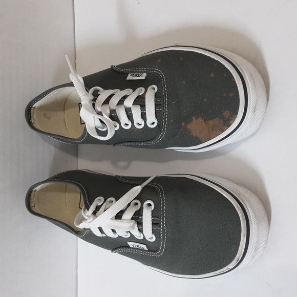 Vans casual sneakers unisex lace up canvas upper Dyed y2k casual green school - Picture 1 of 11